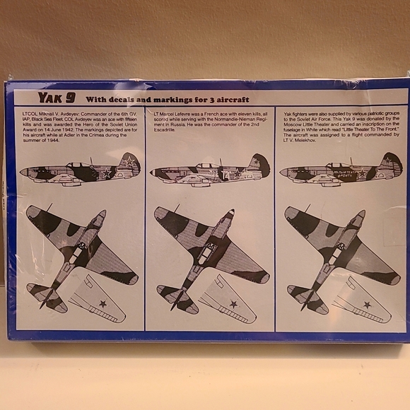 LTD Models - Limited Edition: WWII Russian YAK-9 - Model Kit - Sealed - Picture 3 of 4